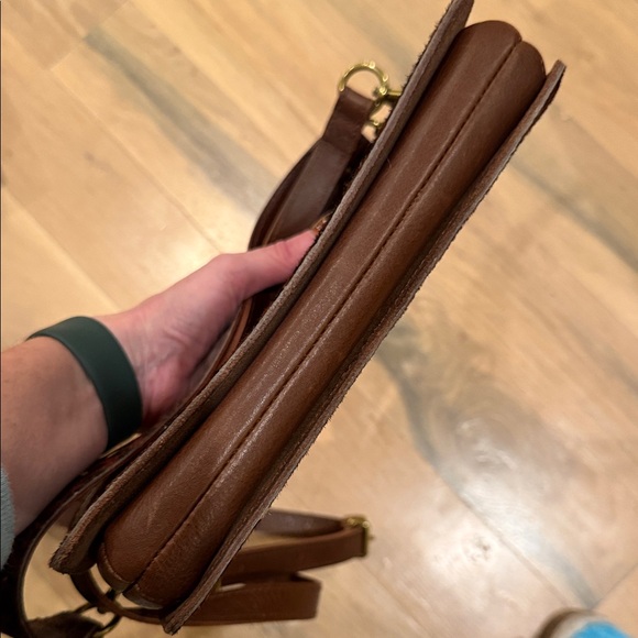 Madewell Flap Leopard Calf Hair Crossbody Convertible Bag - Picture 8 of 8